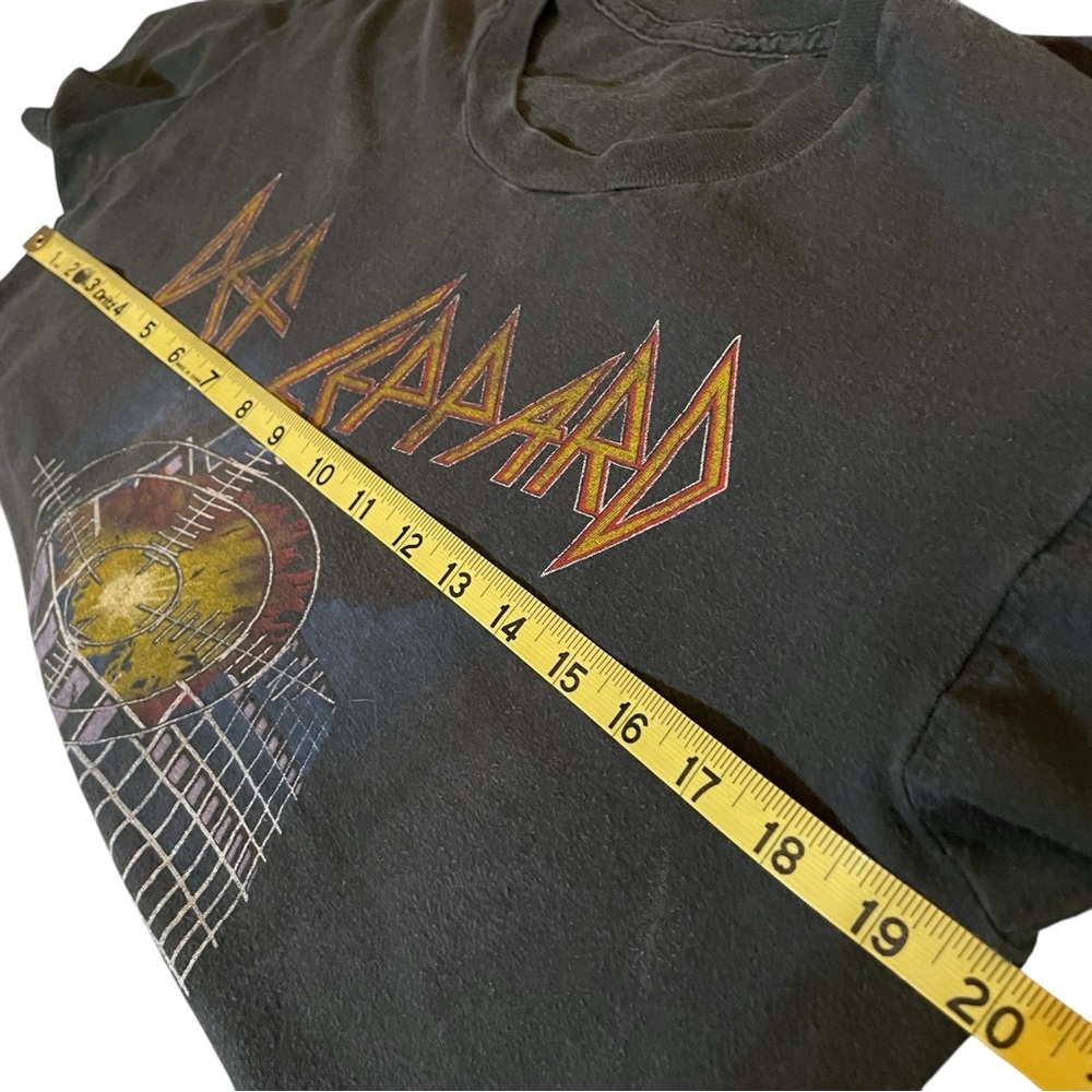Vintage Def Leppard Shirt Pyromania Rock Till You Drop Tour 1983 Tour - Picture 11 of 13